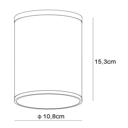 Lucide 27870/01/31 - Koupelnové stropní svítidlo TUBIX 1xE27/24W/230V IP54