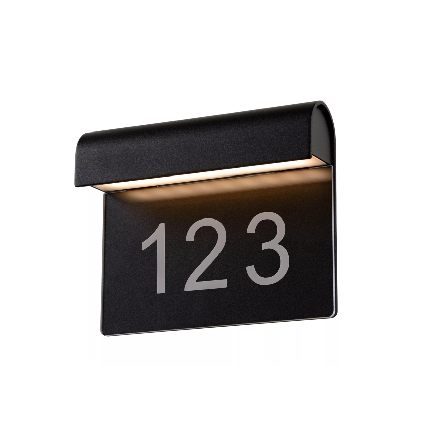 Lucide 27881/06/30 - LED domovní číslo THESI LED/6W/230V IP54