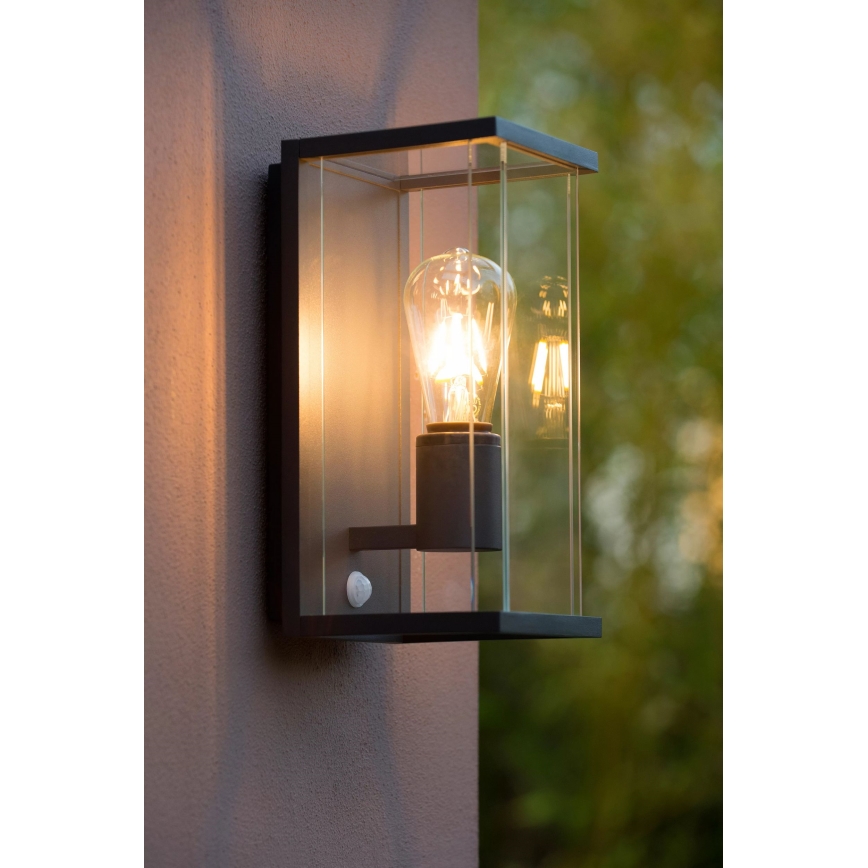 Lucide 27883/11/30 - Venkovní nástěnné svítidlo CLAIRE 1xE27/15W/230V IP54