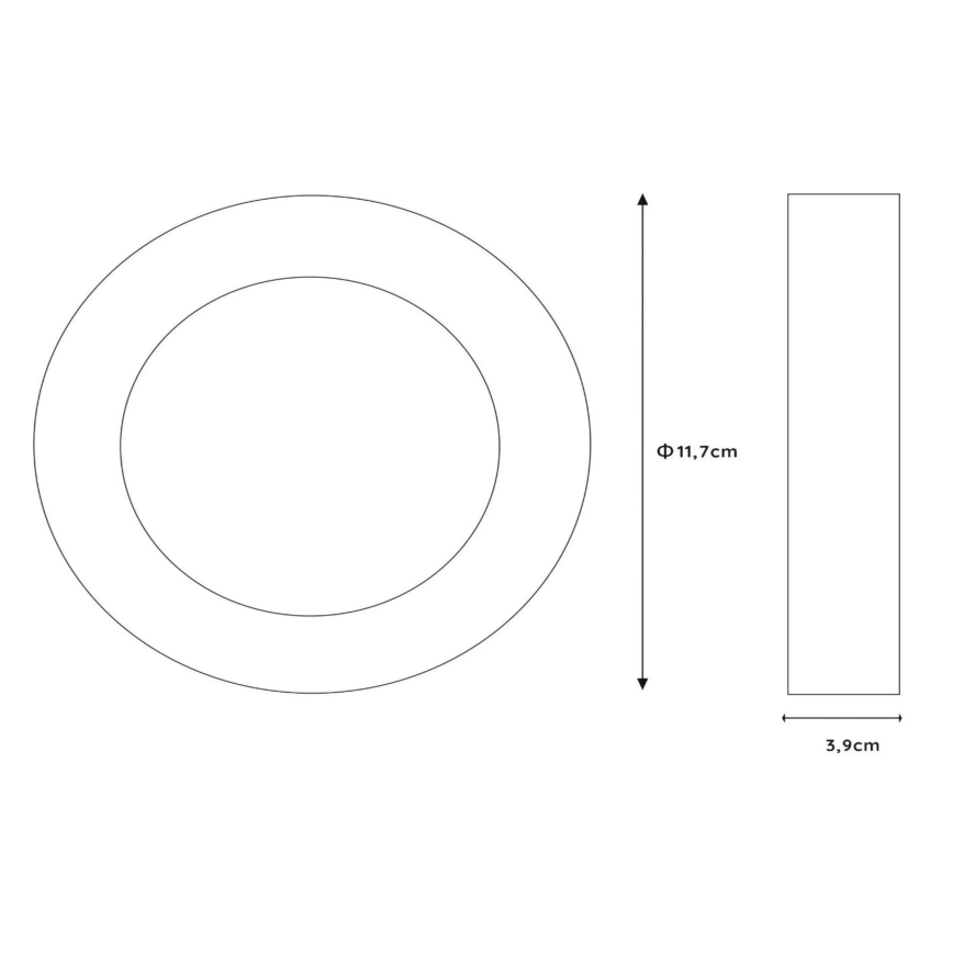 Lucide 28116/11/31 - LED Stmívatelné stropní svítidlo BRICE LED/8W/230V IP44