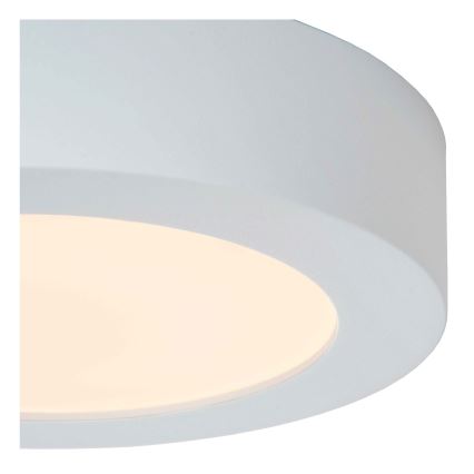 Lucide 28116/18/31 - LED Stmívatelné koupelnové stropní svítidlo BRICE LED/12W/230V pr. 18 cm IP44 bílá