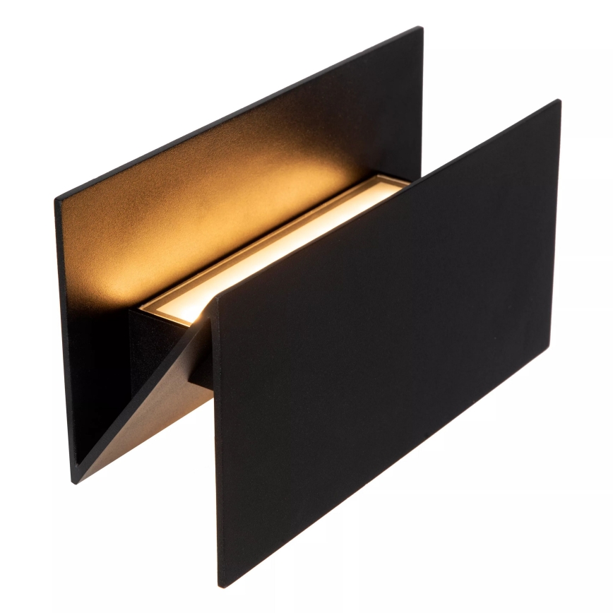 Lucide 28802/15/30 - LED Venkovní nástěnné svítidlo SWINDON LED/16W/230V IP54 černá