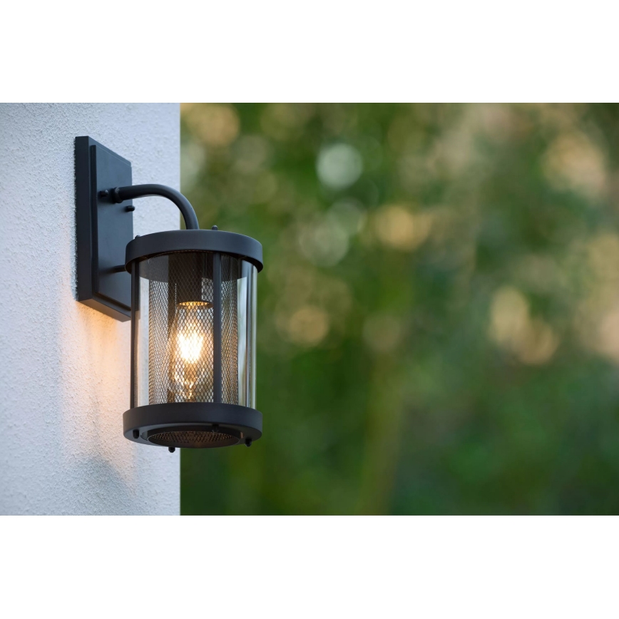Lucide 29826/01/30 - Venkovní nástěnné svítidlo MAKKUM 1xE27/40W/230V IP23