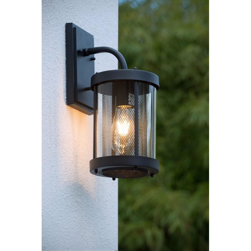 Lucide 29826/01/30 - Venkovní nástěnné svítidlo MAKKUM 1xE27/40W/230V IP23