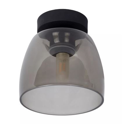 Lucide 30164/01/30 - Koupelnové stropní svítidlo TYLER 1xG9/33W/230V IP44 černá/šedá