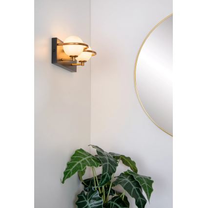 Lucide 30267/02/30 - Koupelnové nástěnné svítidlo ISOBEL 2xG9/33W/230V IP44