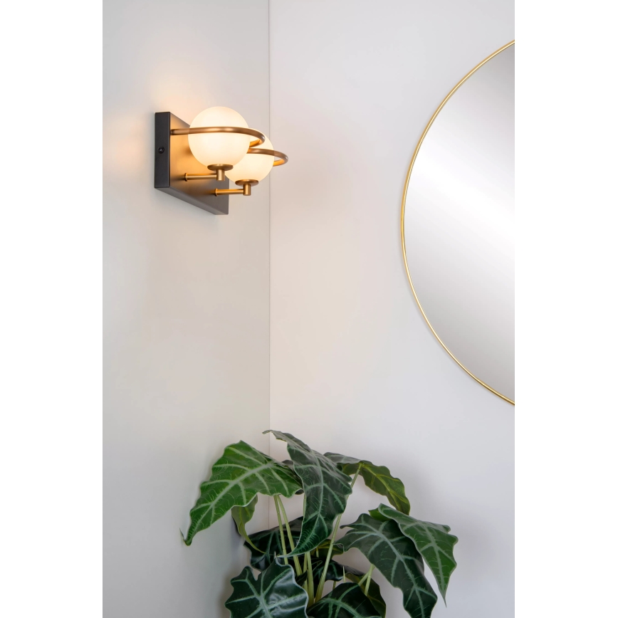 Lucide 30267/02/30 - Koupelnové nástěnné svítidlo ISOBEL 2xG9/33W/230V IP44