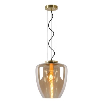 Lucide 30473/28/62 - Lustr na lanku FLORIEN 1xE27/60W/230V zlatá