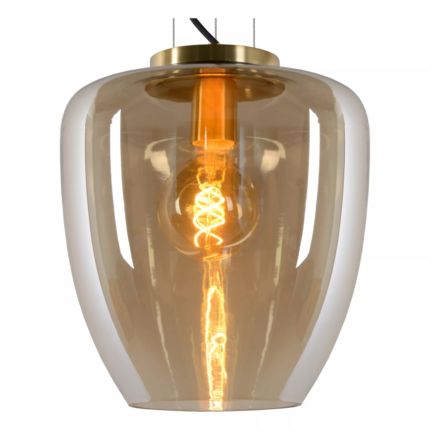 Lucide 30473/28/62 - Lustr na lanku FLORIEN 1xE27/60W/230V zlatá