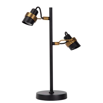 Lucide 34544/02/30 - Stolní lampa TUNDRAN 2xGU10/5W/230V černá