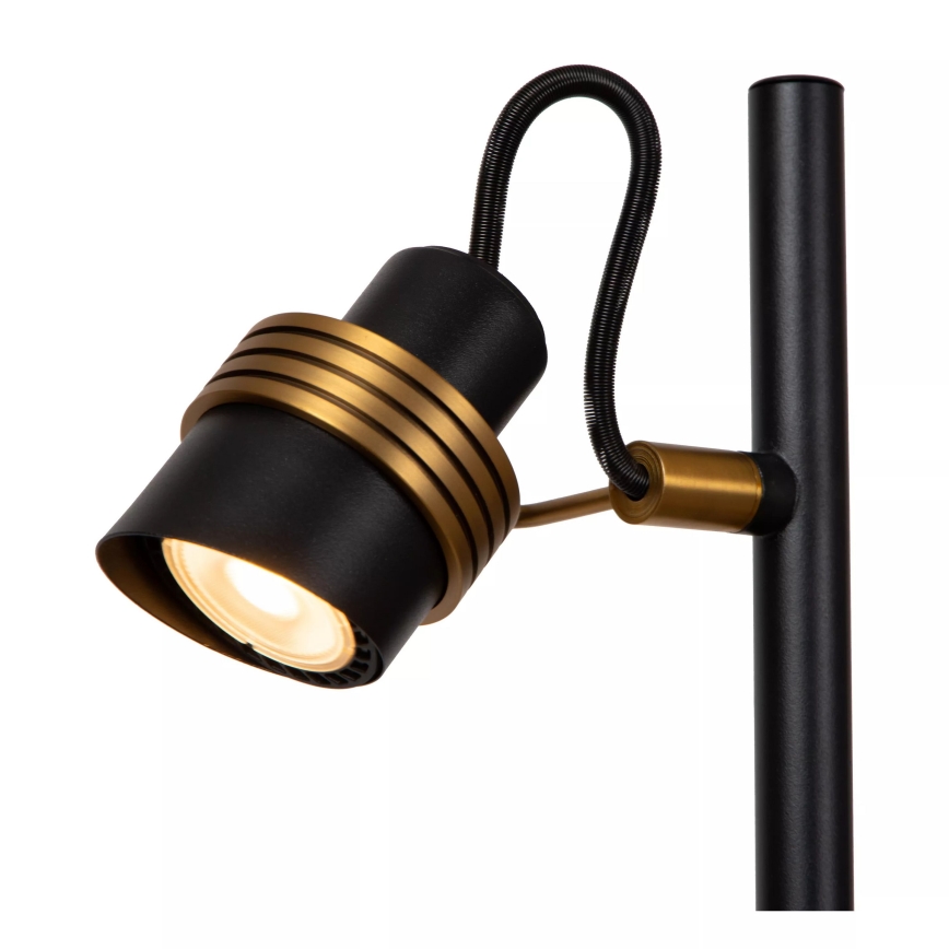 Lucide 34744/03/30 - Stojací lampa TUNDRAN 3xGU10/5W/230V černá