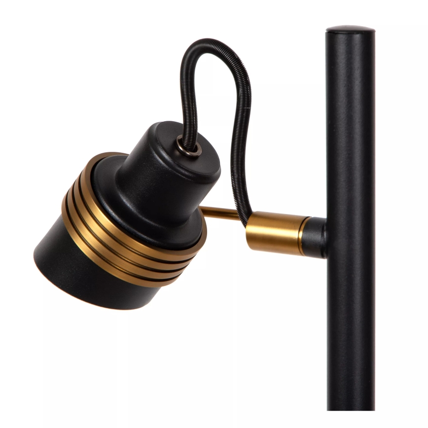 Lucide 34744/03/30 - Stojací lampa TUNDRAN 3xGU10/5W/230V černá