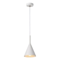 Lucide 35406/16/31 - Závěsné svítidlo GIPSY 1xE27/40W/230V bílé
