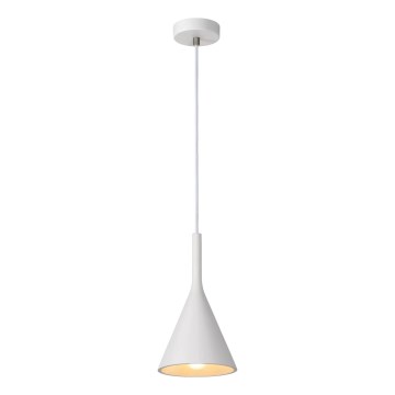 Lucide 35406/16/31 - Závěsné svítidlo GIPSY 1xE27/40W/230V bílé