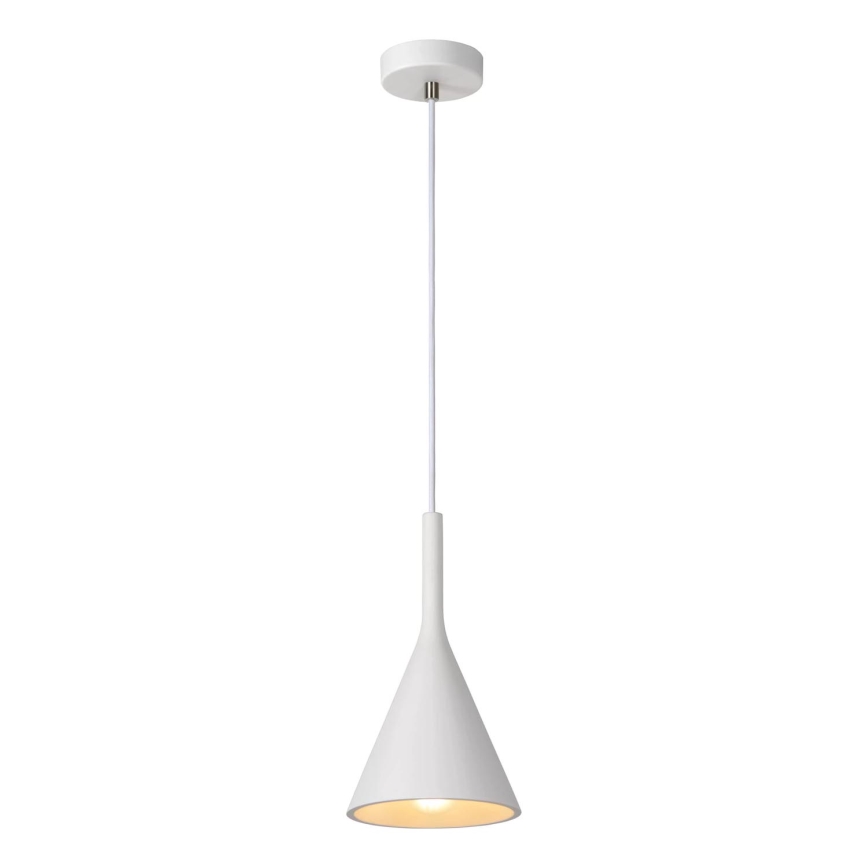 Lucide 35406/16/31 - Závěsné svítidlo GIPSY 1xE27/40W/230V bílé