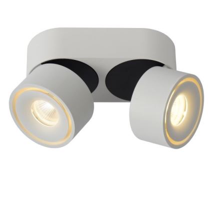 Lucide 35911/16/31 - LED Stmívatelné bodové svítidlo YUMIKO 2xLED/8W/230V bílá