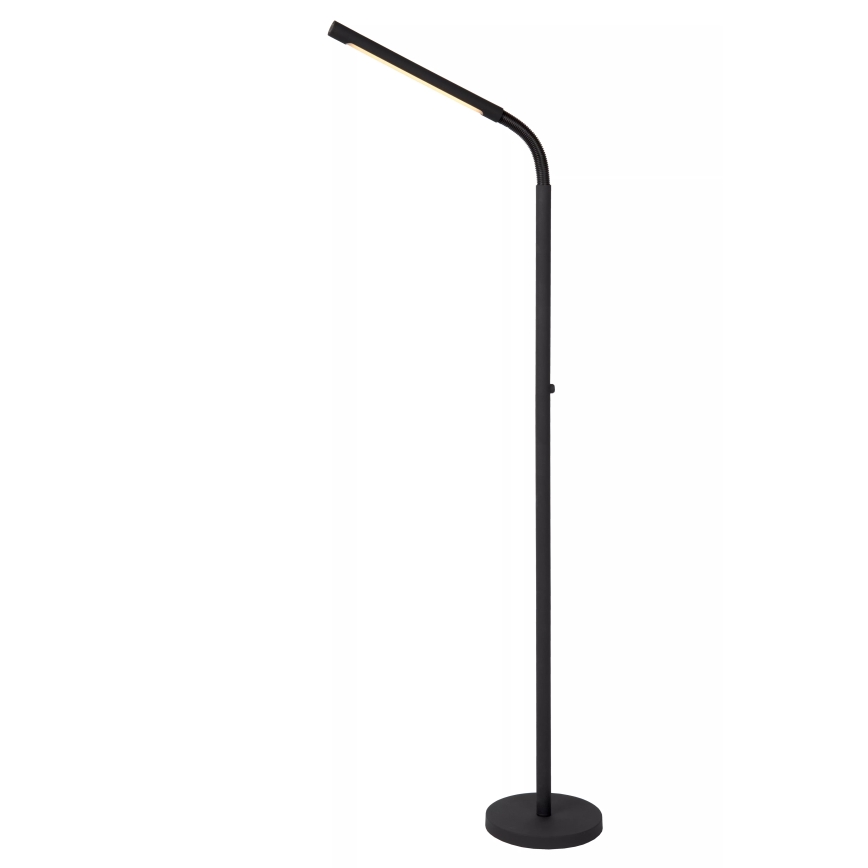 Lucide 36712/04/30 - LED Stmívatelná dotyková stojací lampa GILLY LED/6W/230V 4000 mAh černá