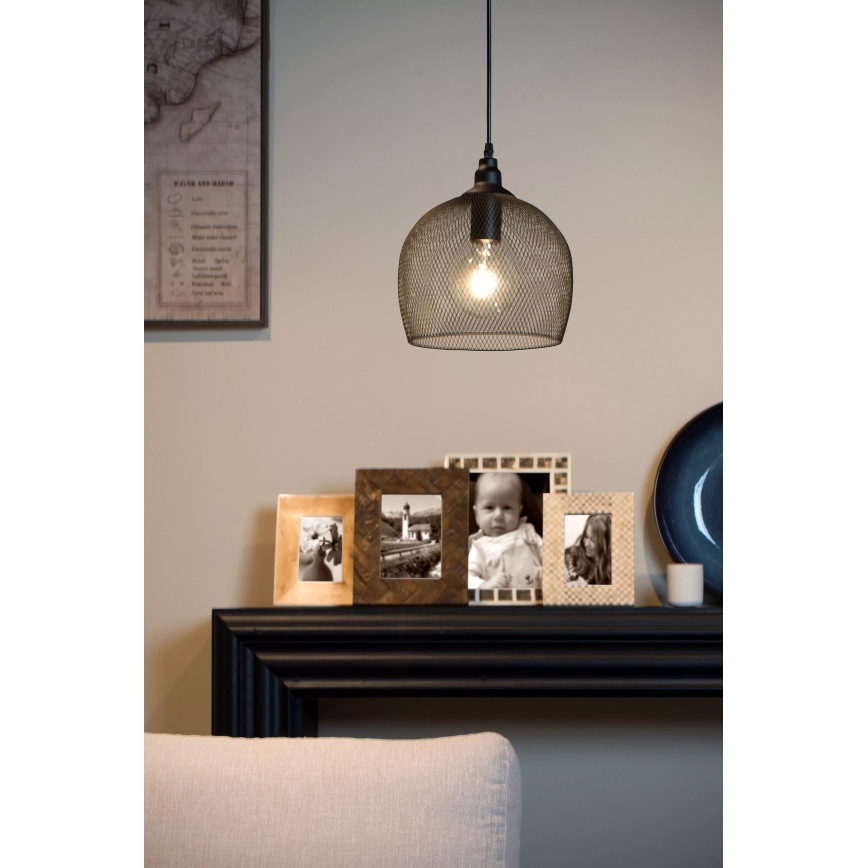 Lucide 43404/22/30 - Závěsné svítidlo MESH 1xE27/60W/230V 22 cm