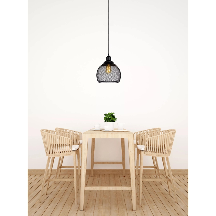 Lucide 43404/22/30 - Závěsné svítidlo MESH 1xE27/60W/230V 22 cm