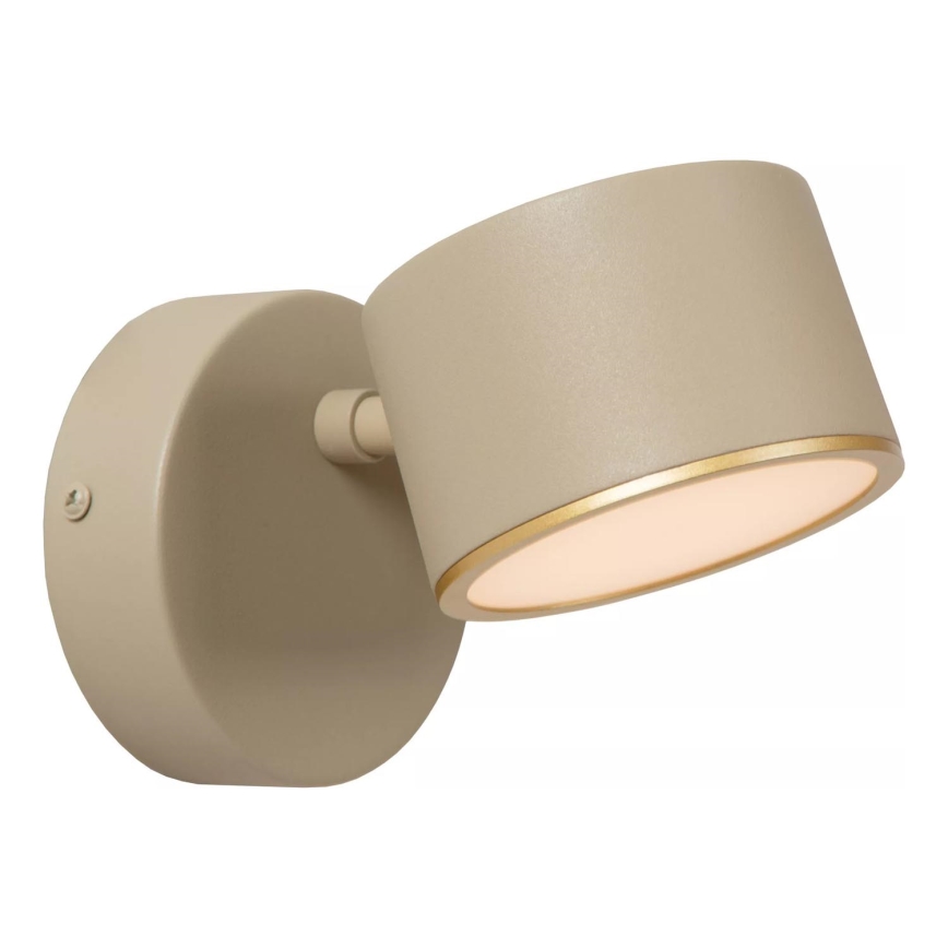 Lucide 44217/08/41 - LED Stmívatelné nástěnné bodové svítidlo GIAN LED/9W/230V béžová