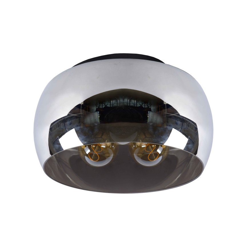 Lucide 45101/40/65 - Stropní svítidlo OLIVIA 3xE27/40W/230V pr. 40 cm černá