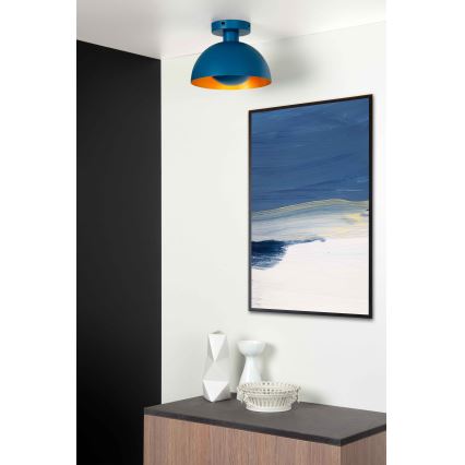 Lucide 45196/01/35 - Stropní svítidlo SIEMON 1xE27/40W/230V modrá