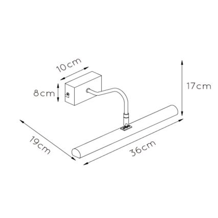 Lucide 45299/02/02 - Obrazové svítidlo VINZ 2xG9/28W/230V zlatá