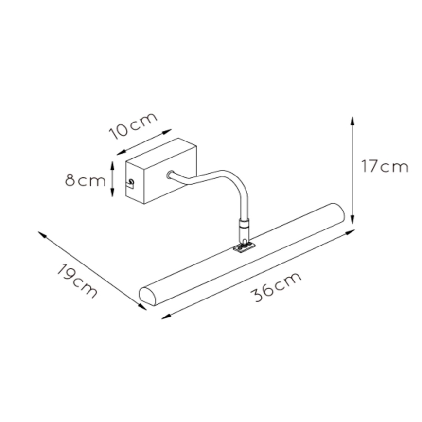 Lucide 45299/02/02 - Obrazové svítidlo VINZ 2xG9/28W/230V zlatá