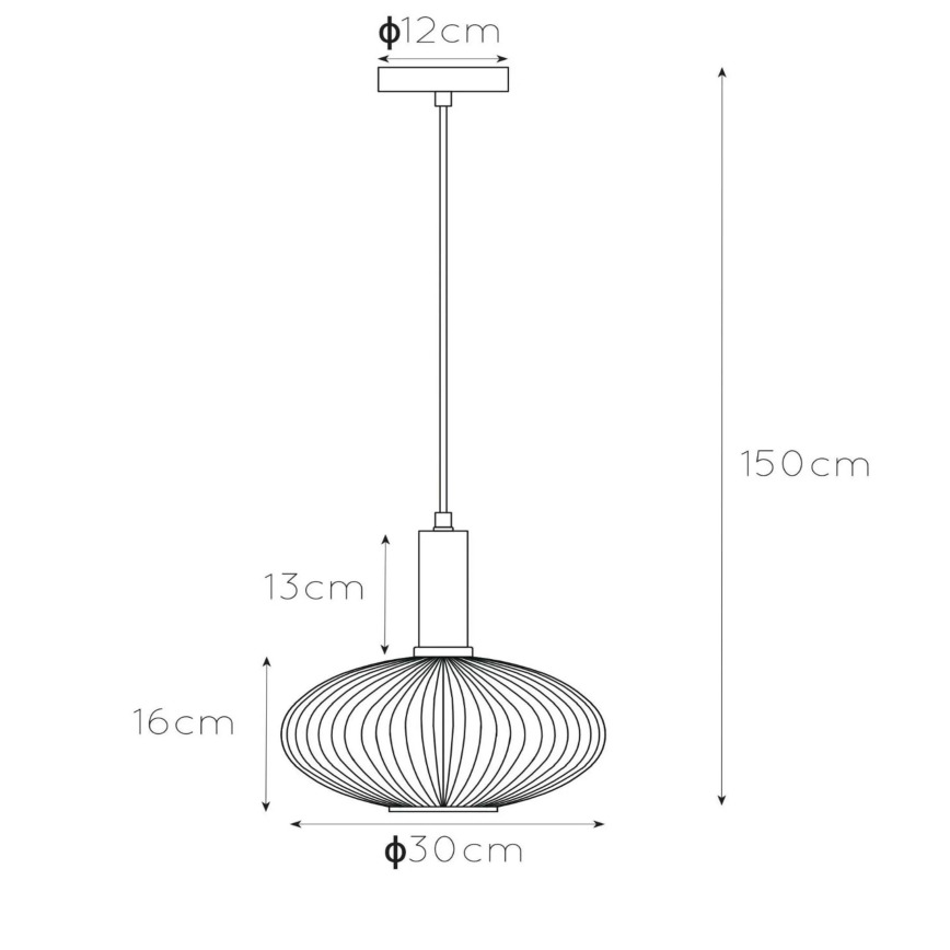 Lucide 45386/30/62 - Lustr na lanku MALOTO 1xE27/40W/230V pr. 30 cm