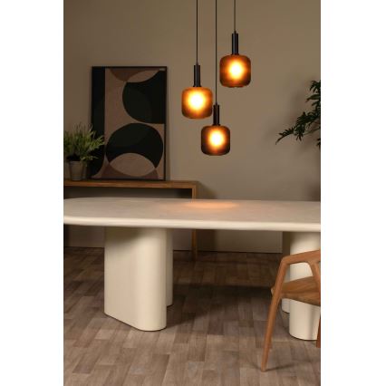 Lucide 45405/13/30 - Lustr na lanku ELOISE 3xE27/40W/230V černá