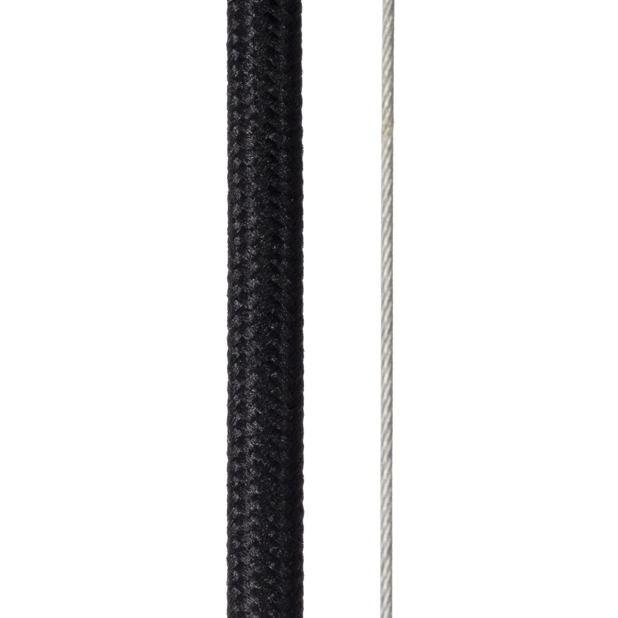 Lucide 45449/76/30 - Lustr na lanku ELODIE 3xE27/40W/230V černá