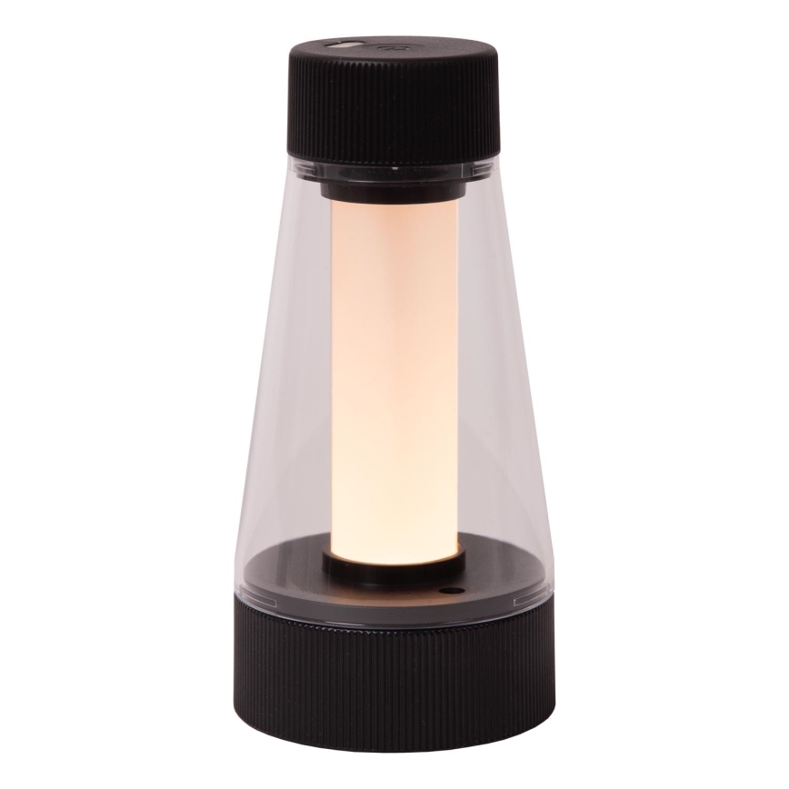 Lucide 45500/01/30 - LED Stmívatelná dotyková venkovní lampa LORALI LED/1,2W/4V USB IP44 2000 mAh černá