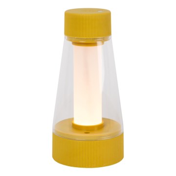 Lucide 45500/01/44 - LED Stmívatelná dotyková venkovní lampa LORALI LED/1,2W/4V USB IP44 2000 mAh žlutá