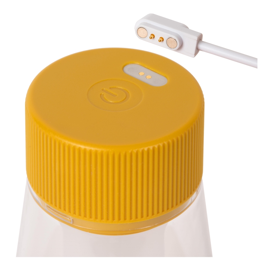 Lucide 45500/01/44 - LED Stmívatelná dotyková venkovní lampa LORALI LED/1,2W/4V USB IP44 2000 mAh žlutá