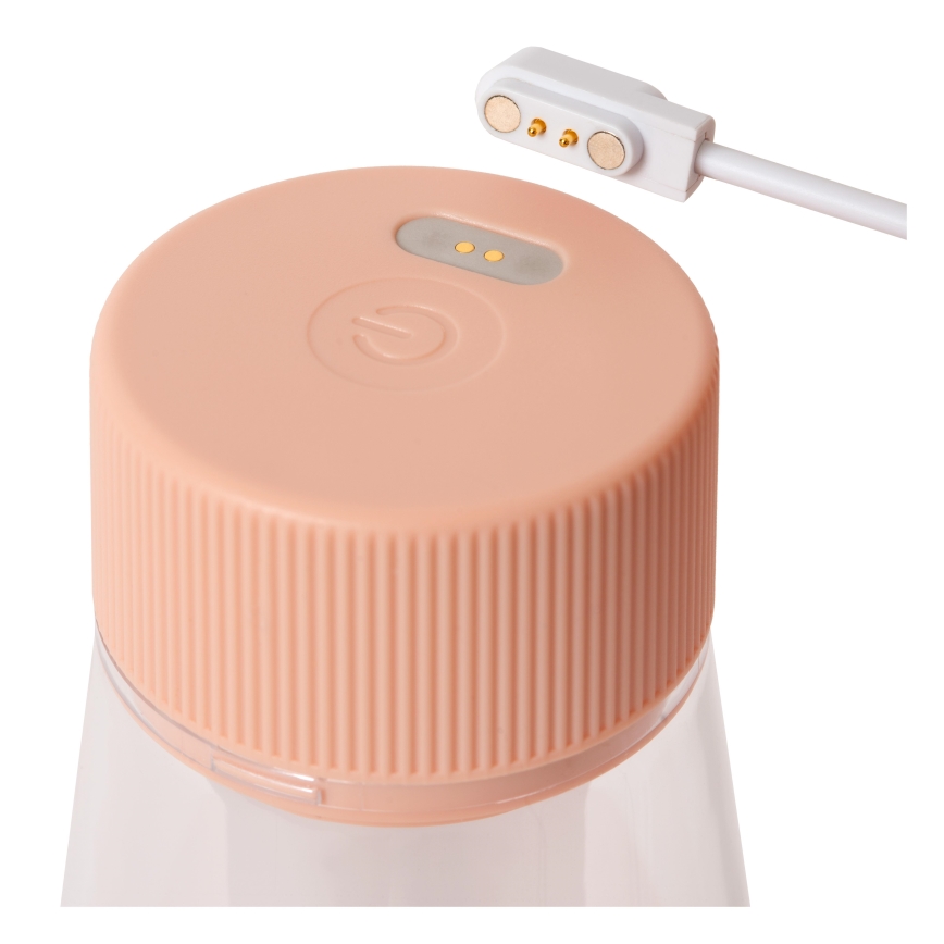 Lucide 45500/01/66 - LED Stmívatelná dotyková venkovní lampa LORALI LED/1,2W/4V USB IP44 2000 mAh růžová