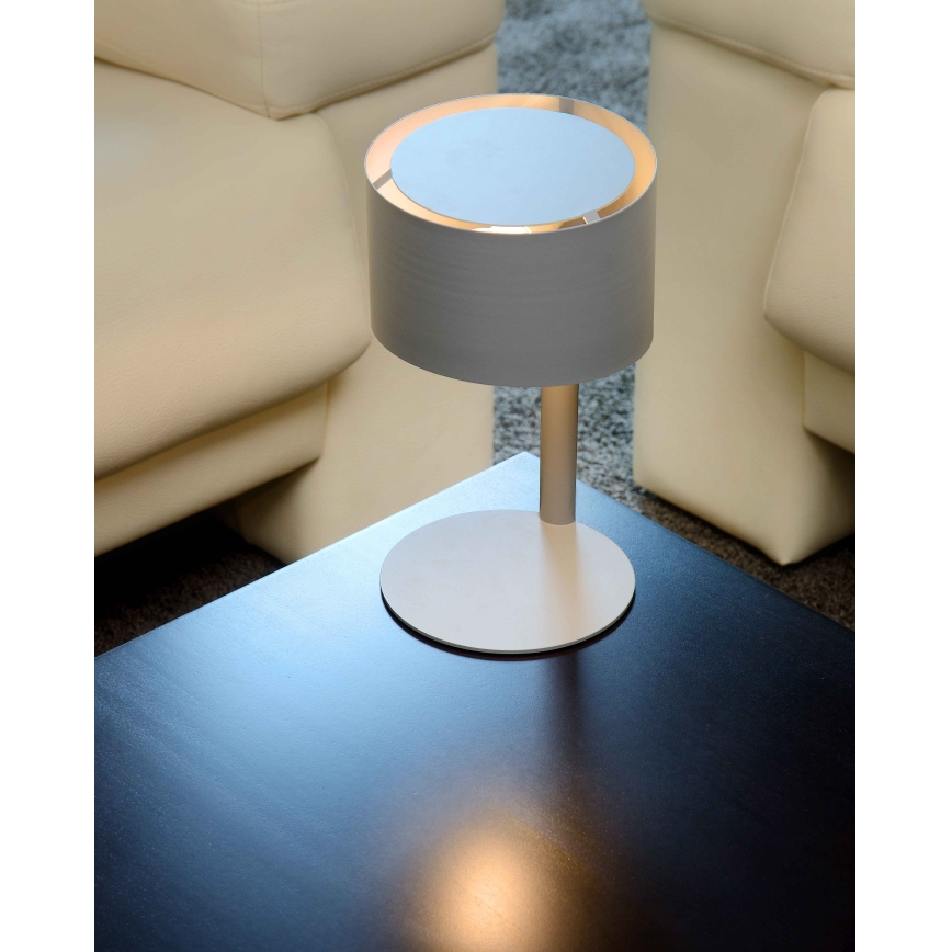 Lucide 45504/01/36 - Stolní lampa KNULLE 1xE14/40W/230V šedá