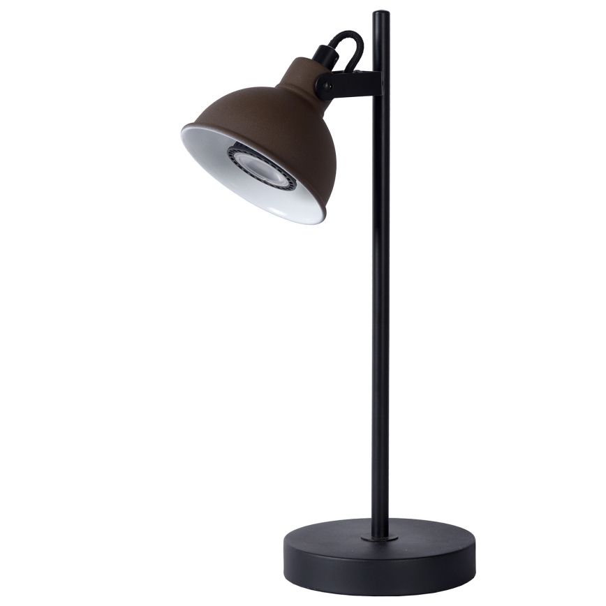 Lucide 45573/01/97 - Stolní lampa DAMIAN 1xGU10/35W/230V hnědá