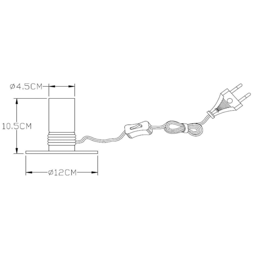 Lucide 45576/01/02 - Stolní lampa MARIT 1xE27/40W/230V zlatá