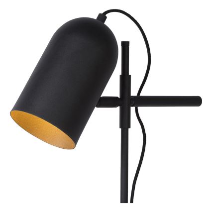 Lucide 45584/01/30 - Stolní lampa EDEK 1xE27/40W/230V černá