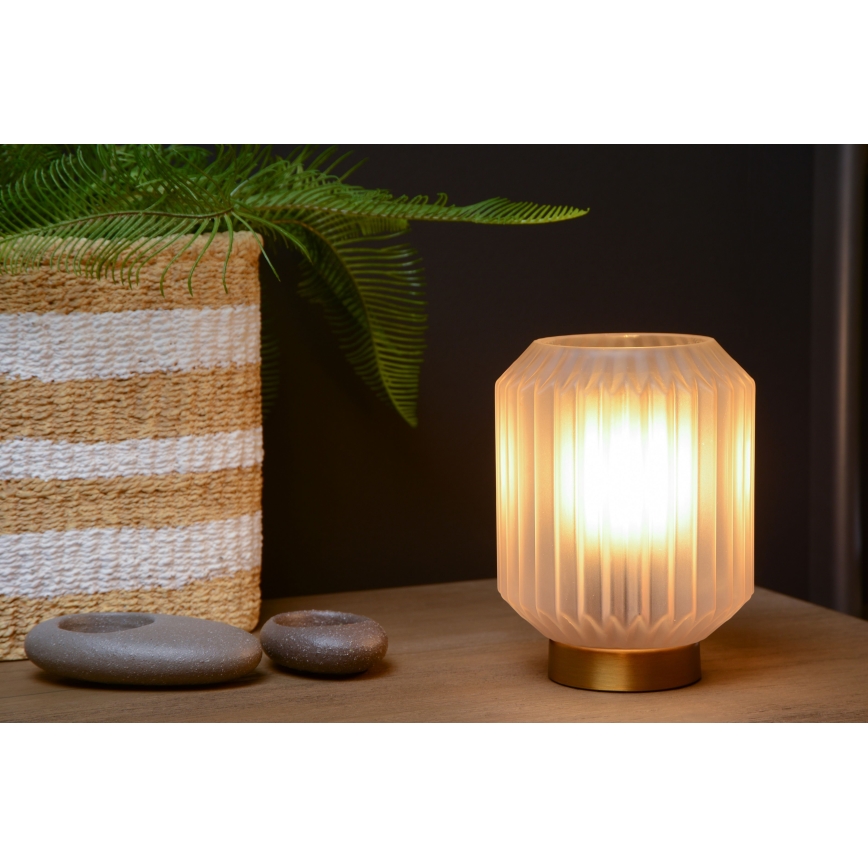 Lucide 45595/01/31 - Stolní lampa SUENO 1xE14/40W/230V krémová