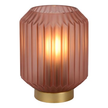 Lucide 45595/01/66 - Stolní lampa SUENO 1xE14/40W/230V růžová
