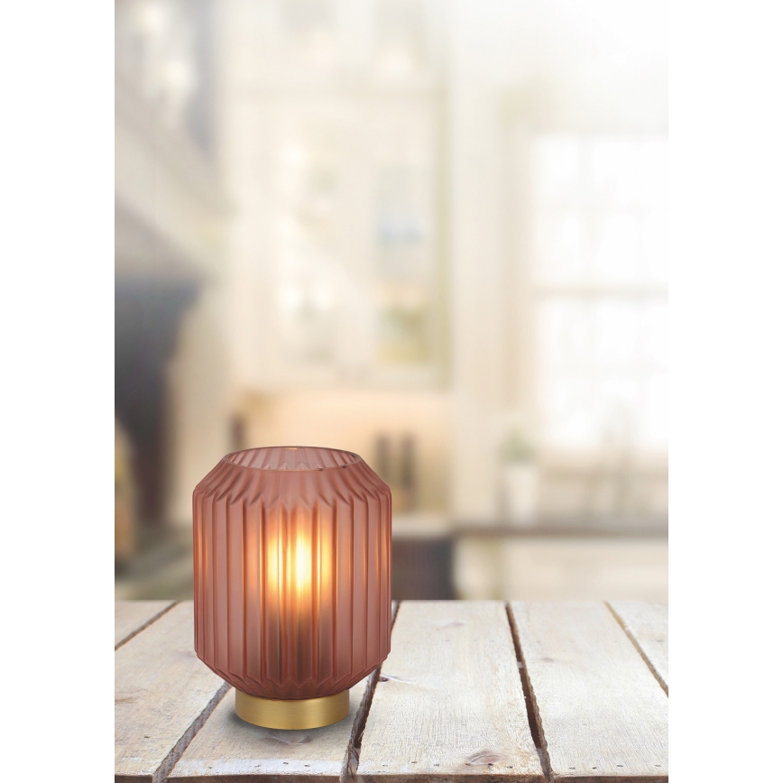 Lucide 45595/01/66 - Stolní lampa SUENO 1xE14/40W/230V růžová