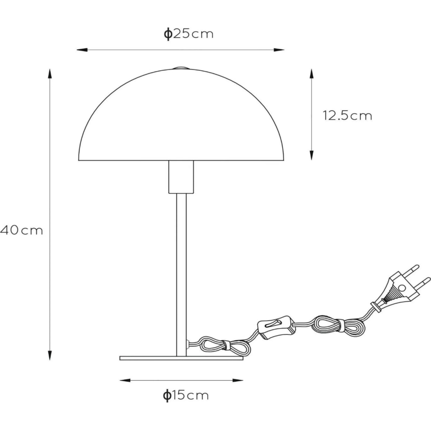 Lucide 45596/01/33 - Stolní lampa SIEMON 1xE14/25W/230V zelená