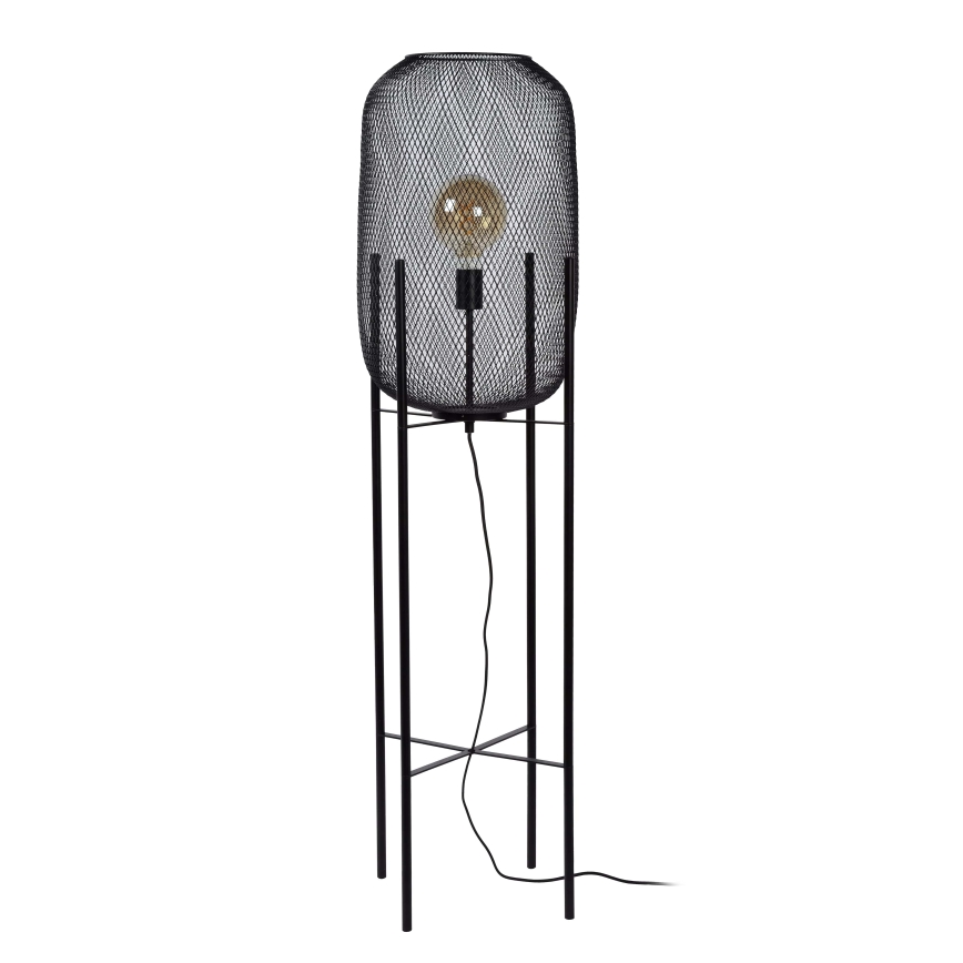 Lucide 45785/01/30 - Stojací lampa MESH 1xE27/40W/230V černá