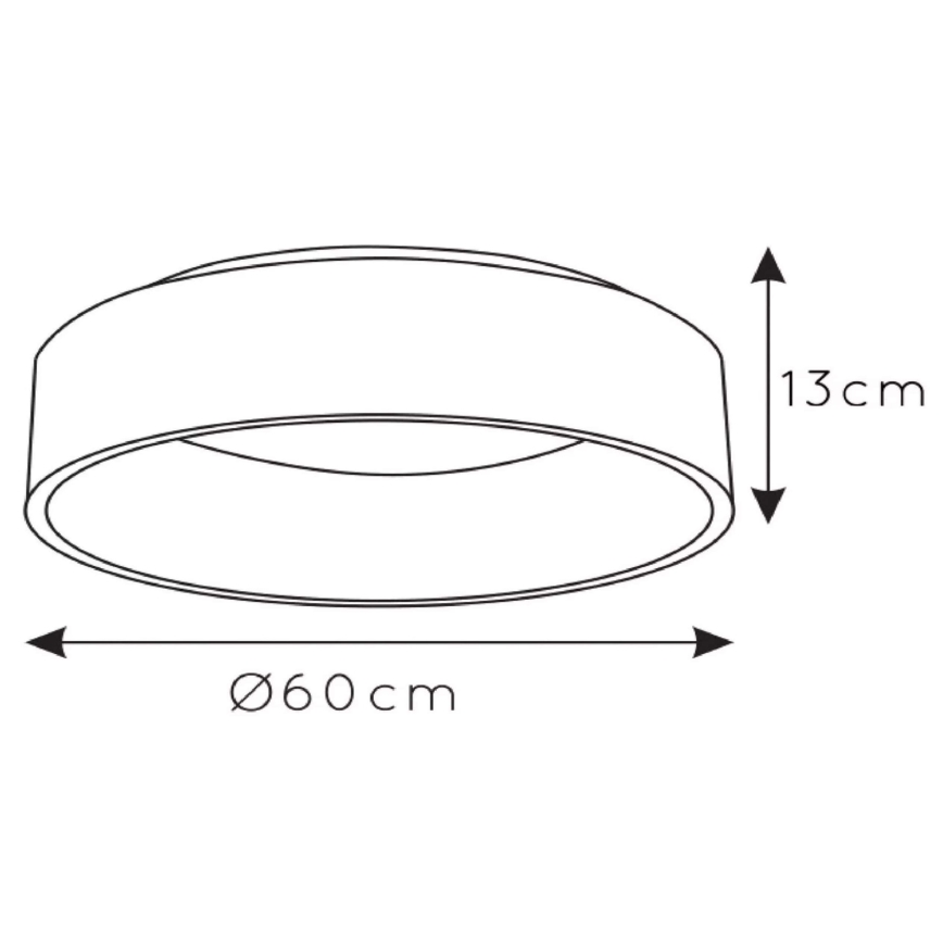 Lucide 46100/42/31 - LED Stmívatelné stropní svítidlo TALOWE LED/42W/230V Ø 60 cm