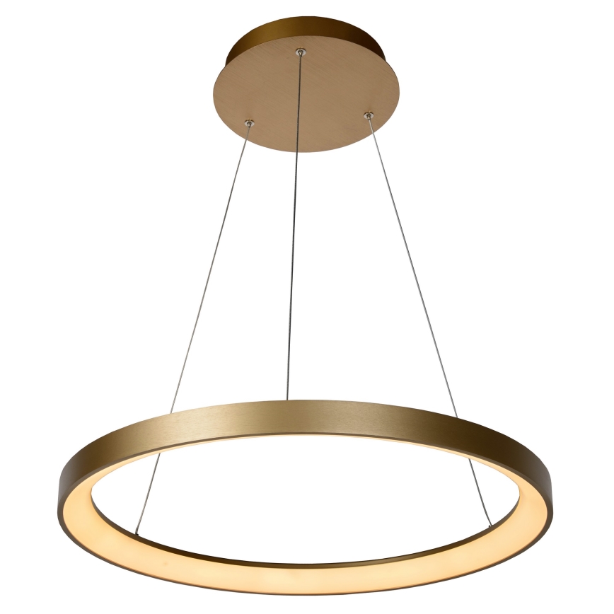 Lucide 46403/48/02 - LED Stmívatelný lustr na lanku VIDAL LED/48W/230V pr. 58 cm zlatá
