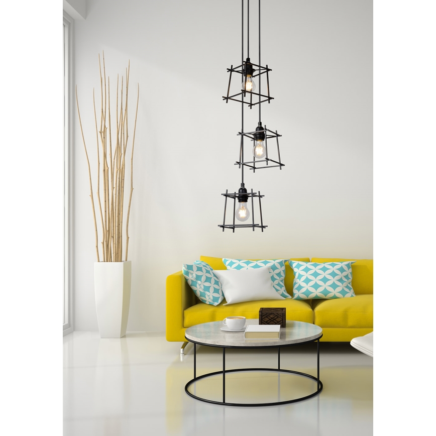 Lucide 46405/03/30 - Lustr na lanku EDGAR 3xE27/40W/230V