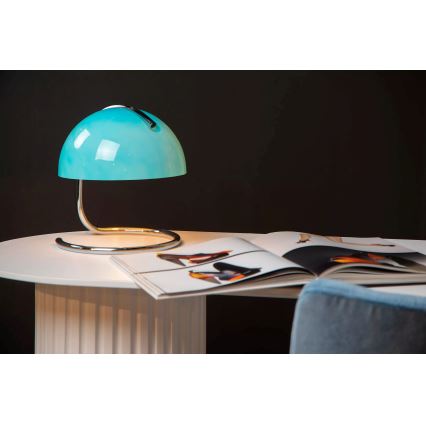 Lucide 46516/01/35 - Stolní lampa CATO 1xE27/40W/230V modrá