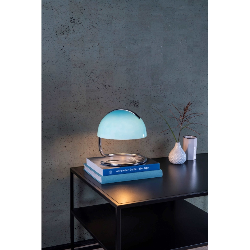 Lucide 46516/01/35 - Stolní lampa CATO 1xE27/40W/230V modrá