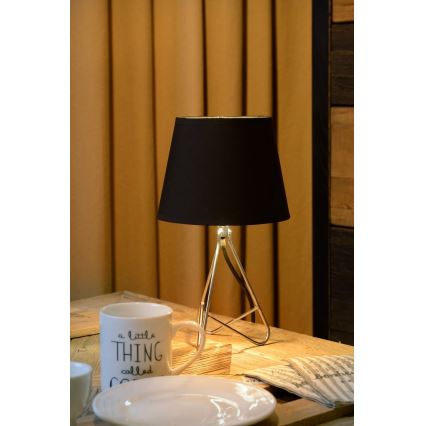 Lucide 47500/81/11 - Stolní lampa GITTA 1xE14/40W/230V černá